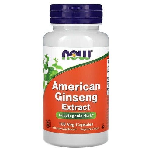 <img alt="NOW Foods, American Ginseng Extract, 100 Veg Capsules (500 mg per Capsule)" title="NOW Foods, American Ginseng Extract, 100 Veg Capsules (500 mg per Capsule),733739040046"