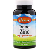 <img alt="Carlson Labs, Chelated Zinc, 30 mg, 250 Tablets" title="Carlson Labs, Chelated Zinc, 30 mg, 250 Tablets,088395057724"