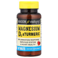 <img alt="Mason Natural, Magnesium, Vitamin D3 & Turmeric, 60 Tablets" title="Mason Natural, Magnesium, Vitamin D3 & Turmeric, 60 Tablets,311845166357"