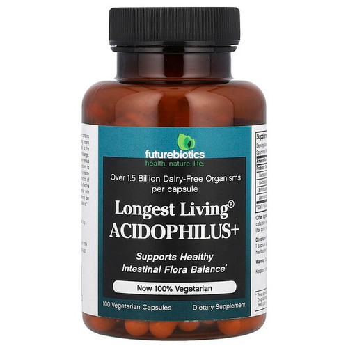<img alt="Futurebiotics, Longest Living Acidophilus+, 100 Vegetarian Capsules" title="Futurebiotics, Longest Living Acidophilus+, 100 Vegetarian Capsules,049479001163"