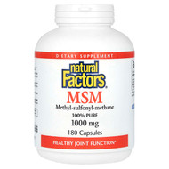 <img alt="Natural Factors, MSM, Methyl-Sulfonyl-Methane, 1,000 mg, 180 Capsules" title="Natural Factors, MSM, Methyl-Sulfonyl-Methane, 1,000 mg, 180 Capsules,068958026534"