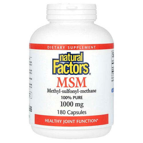 <img alt="Natural Factors, MSM, Methyl-Sulfonyl-Methane, 1,000 mg, 180 Capsules" title="Natural Factors, MSM, Methyl-Sulfonyl-Methane, 1,000 mg, 180 Capsules,068958026534"