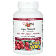 <img alt="Natural Factors, CranRich, Super Strength, 500 mg, 90 Softgels" title="Natural Factors, CranRich, Super Strength, 500 mg, 90 Softgels,068958045146"