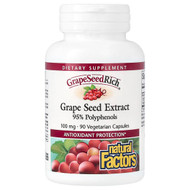 <img alt="Natural Factors, GrapeSeedRich, Grape Seed Extract, 100 mg, 90 Vegetarian Capsules" title="Natural Factors, GrapeSeedRich, Grape Seed Extract, 100 mg, 90 Vegetarian Capsules,068958045368"