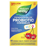 <img alt="Natures Way, Primadophilus, Kids Probiotic Chewables, Ages 2+, Cherry , 3 Billion CFU, 60 Chewable Tablets" title="Natures Way, Primadophilus, Kids Probiotic Chewables, Ages 2+, Cherry , 3 Billion CFU, 60 Chewable Tablets,033674110355"