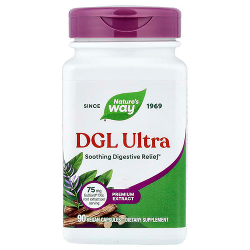 <img alt="Natures Way, DGL Ultra, 90 Vegan Capsules" title="Natures Way, DGL Ultra, 90 Vegan Capsules,033674129159"