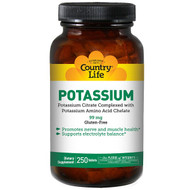 <img alt="Country Life, Potassium, 99 mg, 250 Tablets" title="Country Life, Potassium, 99 mg, 250 Tablets,015794027942"