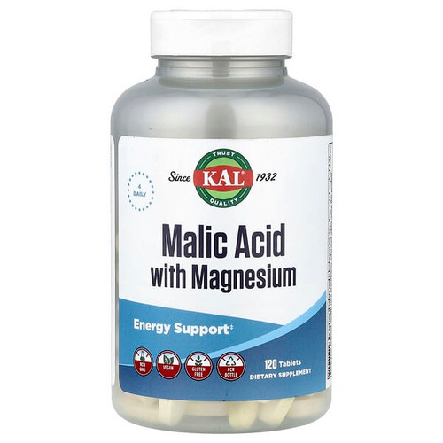 <img alt="KAL, Malic Acid with Magnesium, 120 Tablets" title="KAL, Malic Acid with Magnesium, 120 Tablets,021245745907"