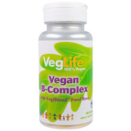 <img alt="VegLife, B-Complex, Vegan, 100 Tablets" title="VegLife, B-Complex, Vegan, 100 Tablets,076280742510"