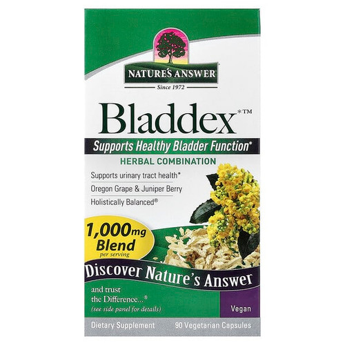 <img alt="Natures Answer, Bladdex, 90 Vegetarian Capsules" title="Natures Answer, Bladdex, 90 Vegetarian Capsules,083000160202"