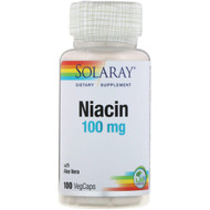 <img alt="Solaray, Niacin, 100 mg, 100 VegCaps" title="Solaray, Niacin, 100 mg, 100 VegCaps,076280043594"