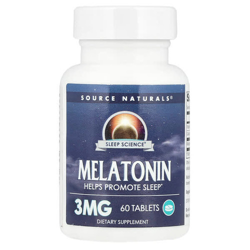 <img alt="Source Naturals, Melatonin, 60 Tablets" title="Source Naturals, Melatonin, 60 Tablets,021078005506"