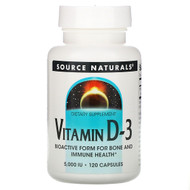 <img alt="Source Naturals, Vitamin D-3, 5,000 IU, 120 Capsules" title="Source Naturals, Vitamin D-3, 5,000 IU, 120 Capsules,021078023371"