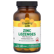 <img alt="Country Life, Zinc Lozenges with Vitamin C, Cherry, 60 Lozenges" title="Country Life, Zinc Lozenges with Vitamin C, Cherry, 60 Lozenges,015794029434"