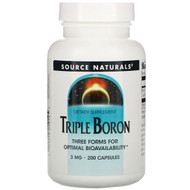 <img alt="Source Naturals, Triple Boron, 3 mg, 200 Capsules" title="Source Naturals, Triple Boron, 3 mg, 200 Capsules,021078019145"