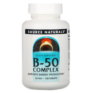 <img alt="Source Naturals, B-50 Complex, 50 mg, 100 Tablets" title="Source Naturals, B-50 Complex, 50 mg, 100 Tablets,021078004219"