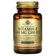 <img alt="Solgar, Naturally Sourced Vitamin E, 200 IU, 100 Softgels" title="Solgar, Naturally Sourced Vitamin E, 200 IU, 100 Softgels,033984034815"