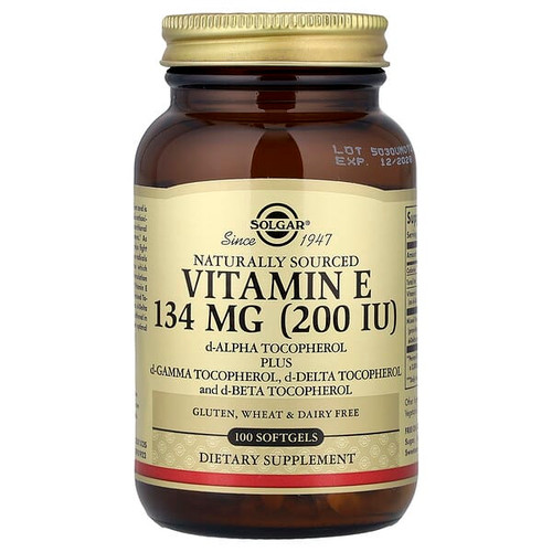 <img alt="Solgar, Vitamin E, Naturally Sourced, 100 Softgels" title="Solgar, Vitamin E, Naturally Sourced, 100 Softgels,033984035010"