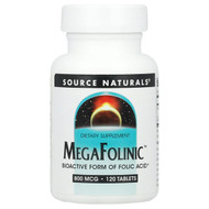 <img alt="Source Naturals, MegaFolinic, 800 mcg, 120 Tablets" title="Source Naturals, MegaFolinic, 800 mcg, 120 Tablets,021078020288"