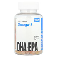 <img alt="T-RQ, Adult Gummy Omega-3, DHA + EPA, Lemon, Orange, Strawberry, 60 Gummies" title="T-RQ, Adult Gummy Omega-3, DHA + EPA, Lemon, Orange, Strawberry, 60 Gummies,835776001896"