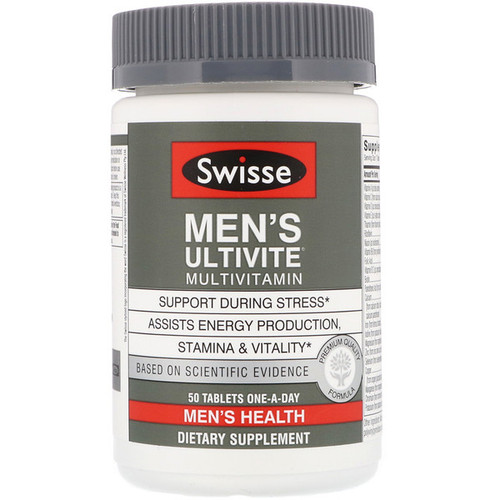 <img alt="Swisse, Mens Ultivite Multivitamin, 50 Tablets" title="Swisse, Mens Ultivite Multivitamin, 50 Tablets,000093553001"