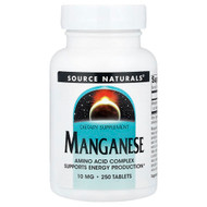 <img alt="Source Naturals, Manganese, 10 mg, 250 Tablets" title="Source Naturals, Manganese, 10 mg, 250 Tablets,021078003434"