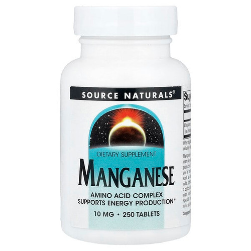 <img alt="Source Naturals, Manganese, 10 mg, 250 Tablets" title="Source Naturals, Manganese, 10 mg, 250 Tablets,021078003434"
