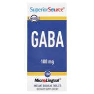 <img alt="Superior Source, GABA, 100 mg, 100 MicroLingual Instant Dissolve Tablets" title="Superior Source, GABA, 100 mg, 100 MicroLingual Instant Dissolve Tablets,076635909001"
