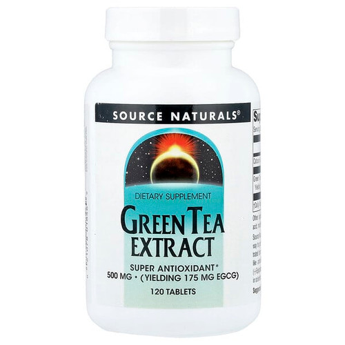 <img alt="Source Naturals, Green Tea Extract, 500 mg, 120 Tablets" title="Source Naturals, Green Tea Extract, 500 mg, 120 Tablets,021078018469"
