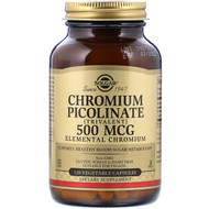 <img alt="Solgar, Chromium Picolinate, 500 mcg, 120 Vegetable Capsules" title="Solgar, Chromium Picolinate, 500 mcg, 120 Vegetable Capsules,033984008724"