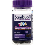 <img alt="Sambucol, Black Elderberry, Kids Gummies, 30 Gummies" title="Sambucol, Black Elderberry, Kids Gummies, 30 Gummies,896116001600"