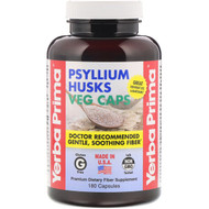 <img alt="Yerba Prima, Psyllium Husks Veg Caps, 180 Capsules" title="Yerba Prima, Psyllium Husks Veg Caps, 180 Capsules,046352001081"