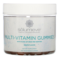 <img alt="Solumeve, Multi-Vitamin Gummies, Gelatin Free, Grape Flavor, 100 Vegetarian Gummies" title="Solumeve, Multi-Vitamin Gummies, Gelatin Free, Grape Flavor, 100 Vegetarian Gummies,898220014453"