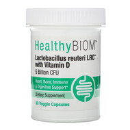 <img alt="HealthyBiom, Lactobacillus Reuteri LRC with Vitamin D, 5 Billion CFUs, 60 Veggie Capsules" title="HealthyBiom, Lactobacillus Reuteri LRC with Vitamin D, 5 Billion CFUs, 60 Veggie Capsules,898220016495"