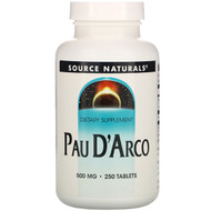 <img alt="Source Naturals, Pau D'Arco, 500 mg, 250 Tablets" title="Source Naturals, Pau D'Arco, 500 mg, 250 Tablets,021078002260"