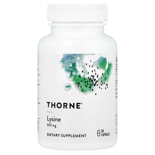 <img alt="Thorne, Lysine, 500 mg, 60 Capsules" title="Thorne, Lysine, 500 mg, 60 Capsules,693749516026"