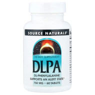 <img alt="Source Naturals, DLPA, 750 mg, 60 Tablets" title="Source Naturals, DLPA, 750 mg, 60 Tablets,021078001652"