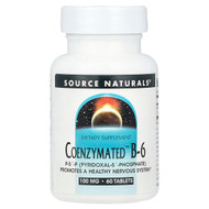 <img alt="Source Naturals, Coenzymated B-6, 100 mg, 60 Tablets" title="Source Naturals, Coenzymated B-6, 100 mg, 60 Tablets,021078018605"