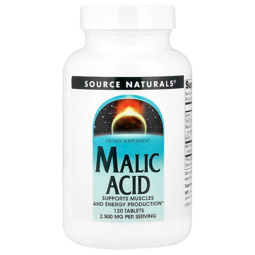<img alt="Source Naturals, Malic Acid, 120 Tablets" title="Source Naturals, Malic Acid, 120 Tablets,021078027805"