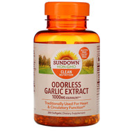<img alt="Sundown Naturals, Odorless Garlic Extract, 1,000 mg, 250 Softgels" title="Sundown Naturals, Odorless Garlic Extract, 1,000 mg, 250 Softgels,030768055332"