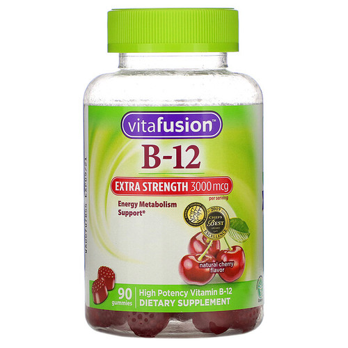 <img alt="VitaFusion, Extra Strength B-12, Natural Cherry Flavor, 3000 mcg, 90 Gummies" title="VitaFusion, Extra Strength B-12, Natural Cherry Flavor, 3000 mcg, 90 Gummies,027917000251"