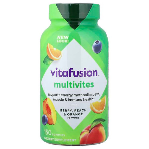 <img alt="VitaFusion, Multivites Gummies, Berry, Peach & Orange, 150 Gummies" title="VitaFusion, Multivites Gummies, Berry, Peach & Orange, 150 Gummies,027917019192"