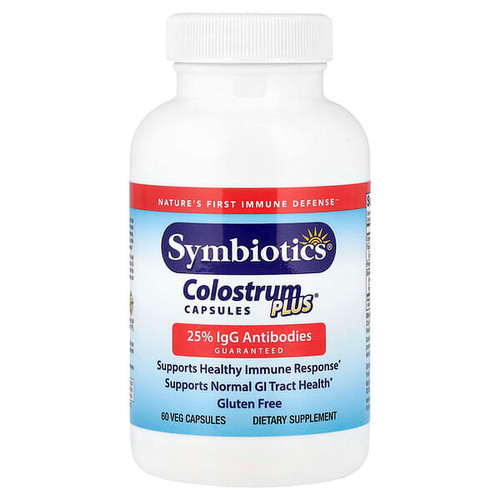 <img alt="Symbiotics, Colostrum Plus, 60 Veg Capsules" title="Symbiotics, Colostrum Plus, 60 Veg Capsules,647303040113"