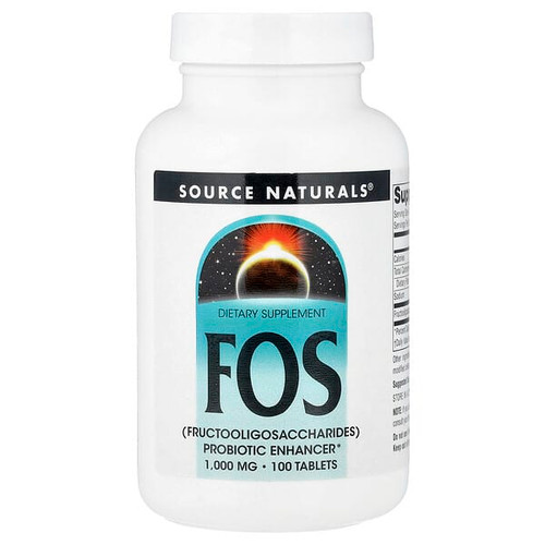 <img alt="Source Naturals, FOS, 100 Tablets (1,000 mg per Tablet)" title="Source Naturals, FOS, 100 Tablets (1,000 mg per Tablet),021078005759"