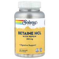<img alt="Solaray, Betaine HCL with Pepsin, 180 VegCaps" title="Solaray, Betaine HCL with Pepsin, 180 VegCaps,076280048162"