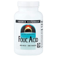 <img alt="Source Naturals, Folic Acid, 800 mcg, 500 Tablets" title="Source Naturals, Folic Acid, 800 mcg, 500 Tablets,021078004844"