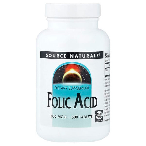 <img alt="Source Naturals, Folic Acid, 800 mcg, 500 Tablets" title="Source Naturals, Folic Acid, 800 mcg, 500 Tablets,021078004844"