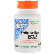 <img alt="Doctors Best, Fully Active B12, 1,500 mcg, 180 Veggie Caps" title="Doctors Best, Fully Active B12, 1,500 mcg, 180 Veggie Caps,753950005167"