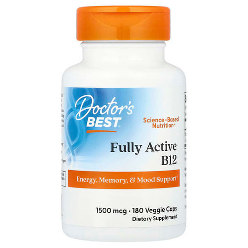 <img alt="Doctors Best, Fully Active B12, 1,500 mcg, 180 Veggie Caps" title="Doctors Best, Fully Active B12, 1,500 mcg, 180 Veggie Caps,753950005167"