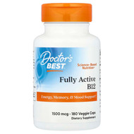 <img alt="Doctors Best, Fully Active B12, 1,500 mcg, 180 Veggie Caps" title="Doctors Best, Fully Active B12, 1,500 mcg, 180 Veggie Caps,753950005167"